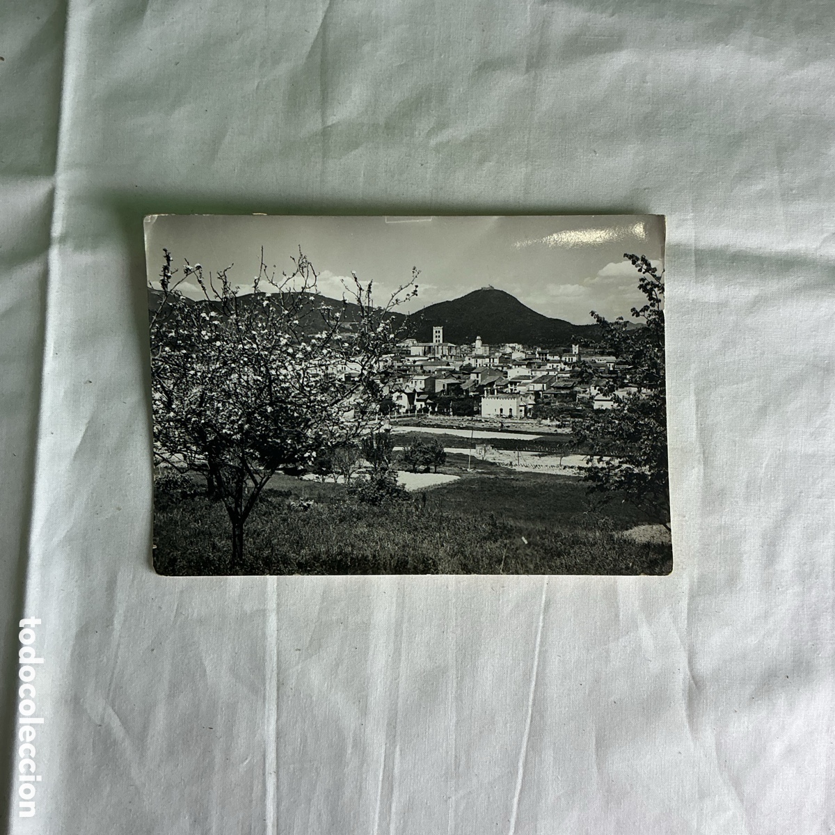 Postales: Postal Berga Vista general Blanco y negro Original de la &eacute;poca 1960