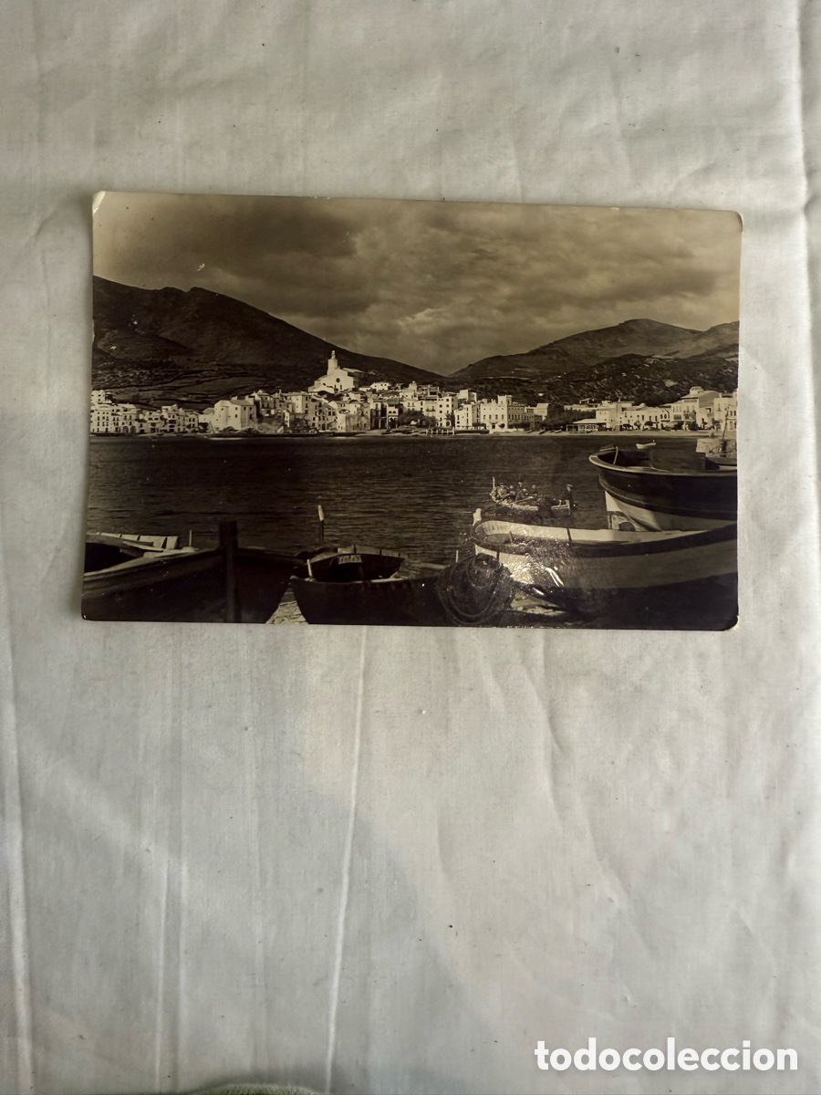 Postales: Postal Cadaqu&eacute;s Costa Brava Blanco y negro Original de la &eacute;poca 1953 circulada