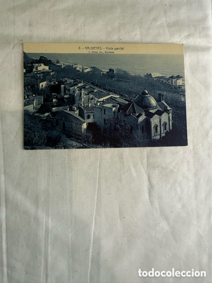 Postales: Postal Caldetas Vista parcial Blanco y negro Original de la &eacute;poca