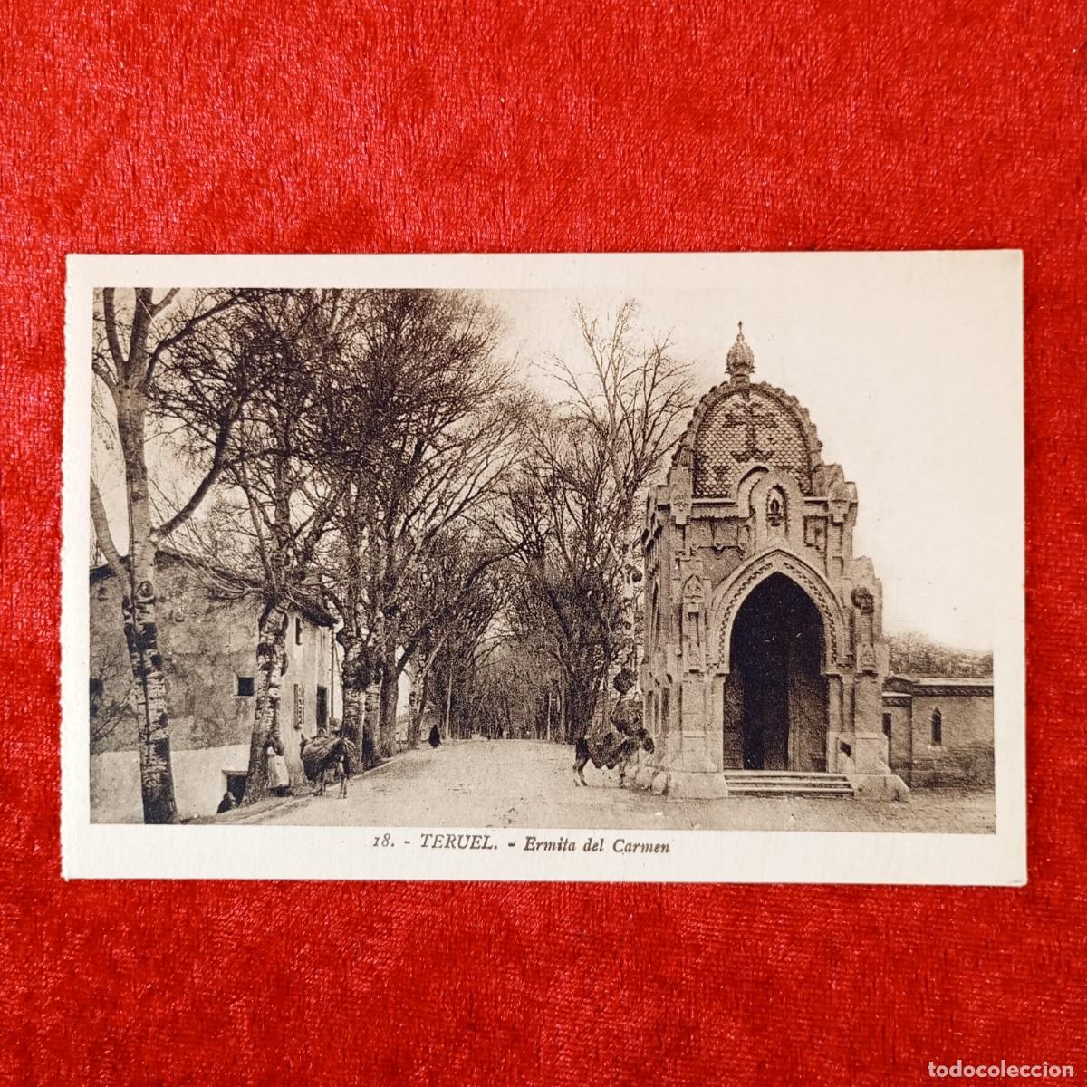 Postales: POSTAL - TERUEL - ERMITA DEL CARMEN - 18 - RAR&Iacute;SIMA / 1830