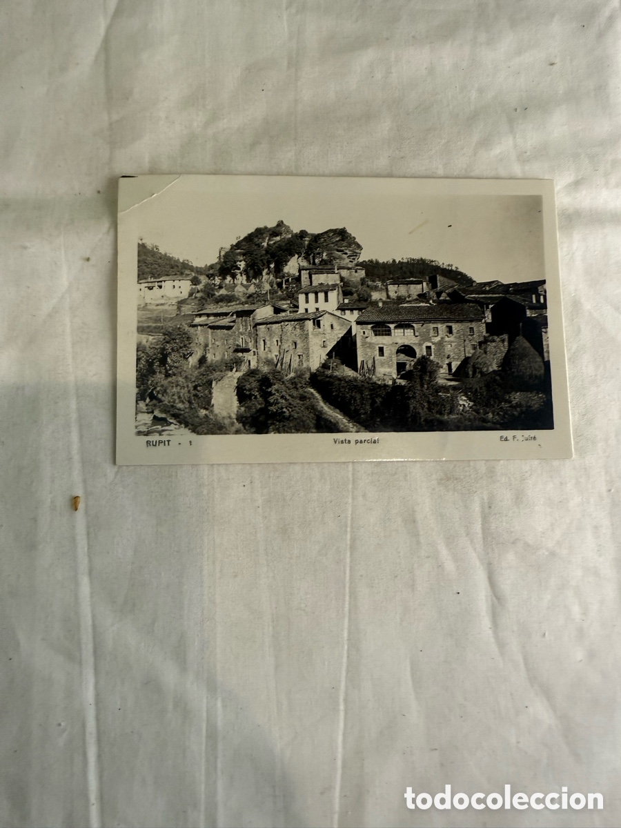 Postales: Postal Rupit Vista Parcial Blanco y Negro Original de la &eacute;poca