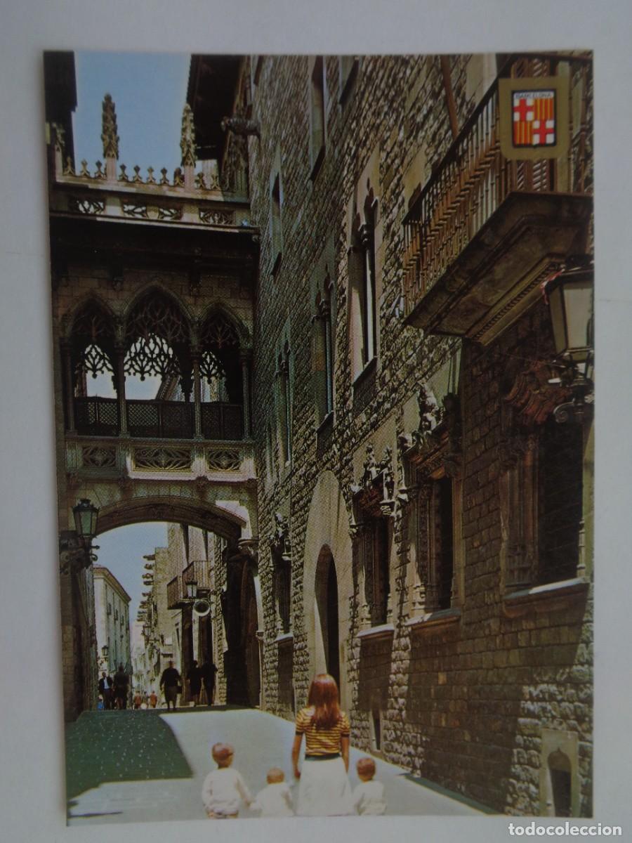 Postales: POSTAL DE BARCELONA : BARRIO GOTICO , CALLE DEL OBISPO
