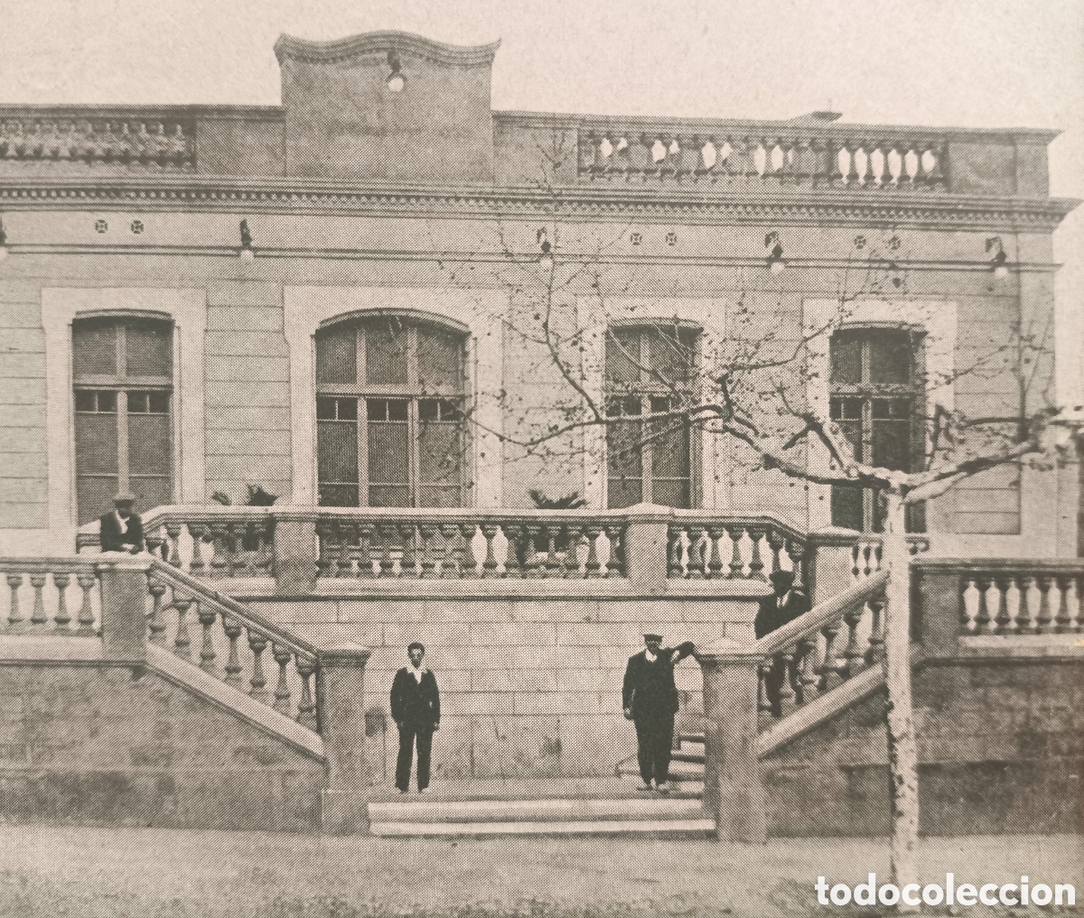 Postales: ESPARRAGUERA ATENEU FA&Ccedil;ANA PLA&Ccedil;A FRANCESC MACI&Agrave; POSTAL ANIMADA FOTOTIPIA BARCELONA C. 1930