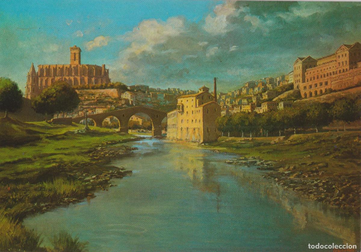 Postales: MANRESA I EL CARDONER, OBRA DE E.VILAJOSANA - FOTOCOLOR VERT - S/C