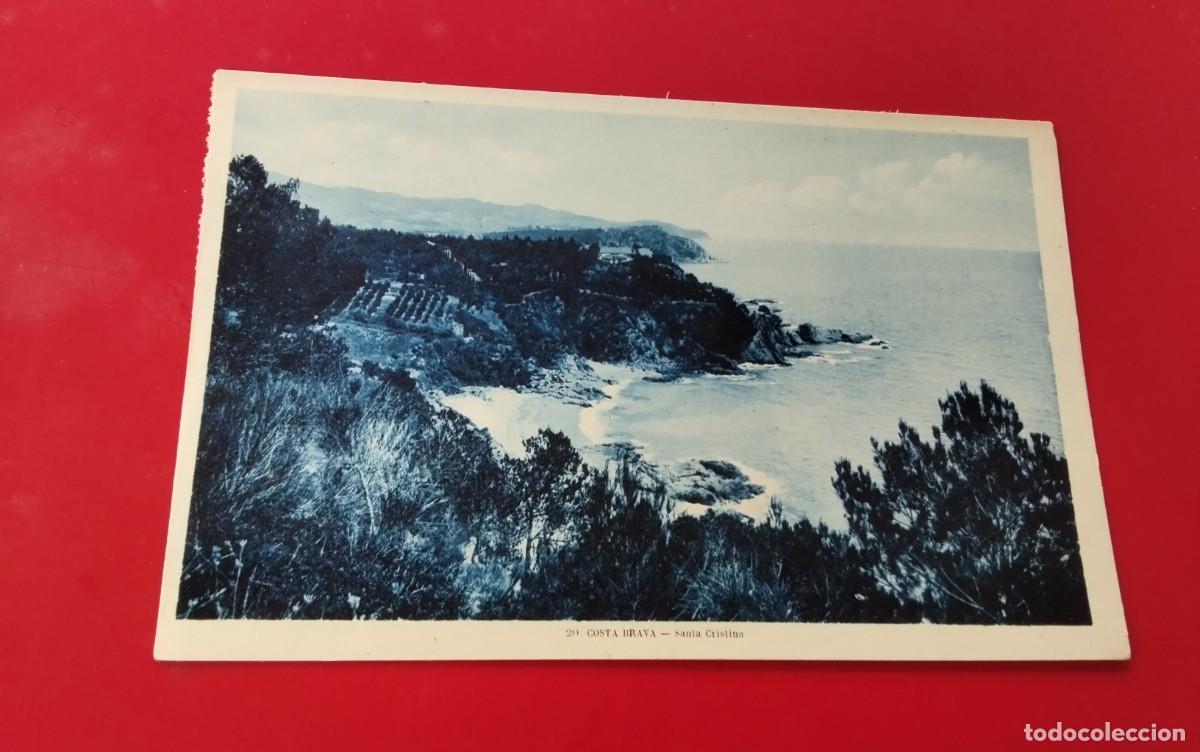 Postales: COSTA BRAVA - SANTA CRISTINA , POSTAL ANTIGUA , BLANCO Y NEGRO
