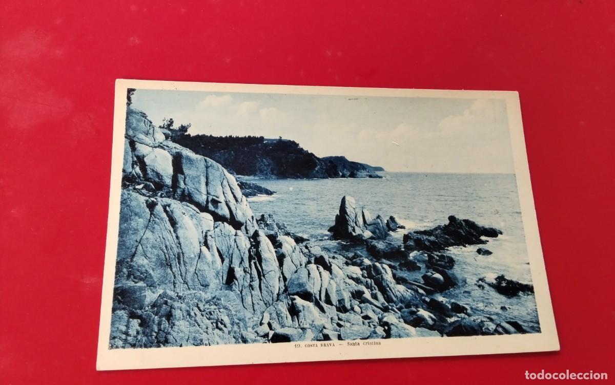 Postcards: COSTA BRAVA - SANTA CRISTINA , POSTAL ANTIGUA , BLANCO Y NEGRO