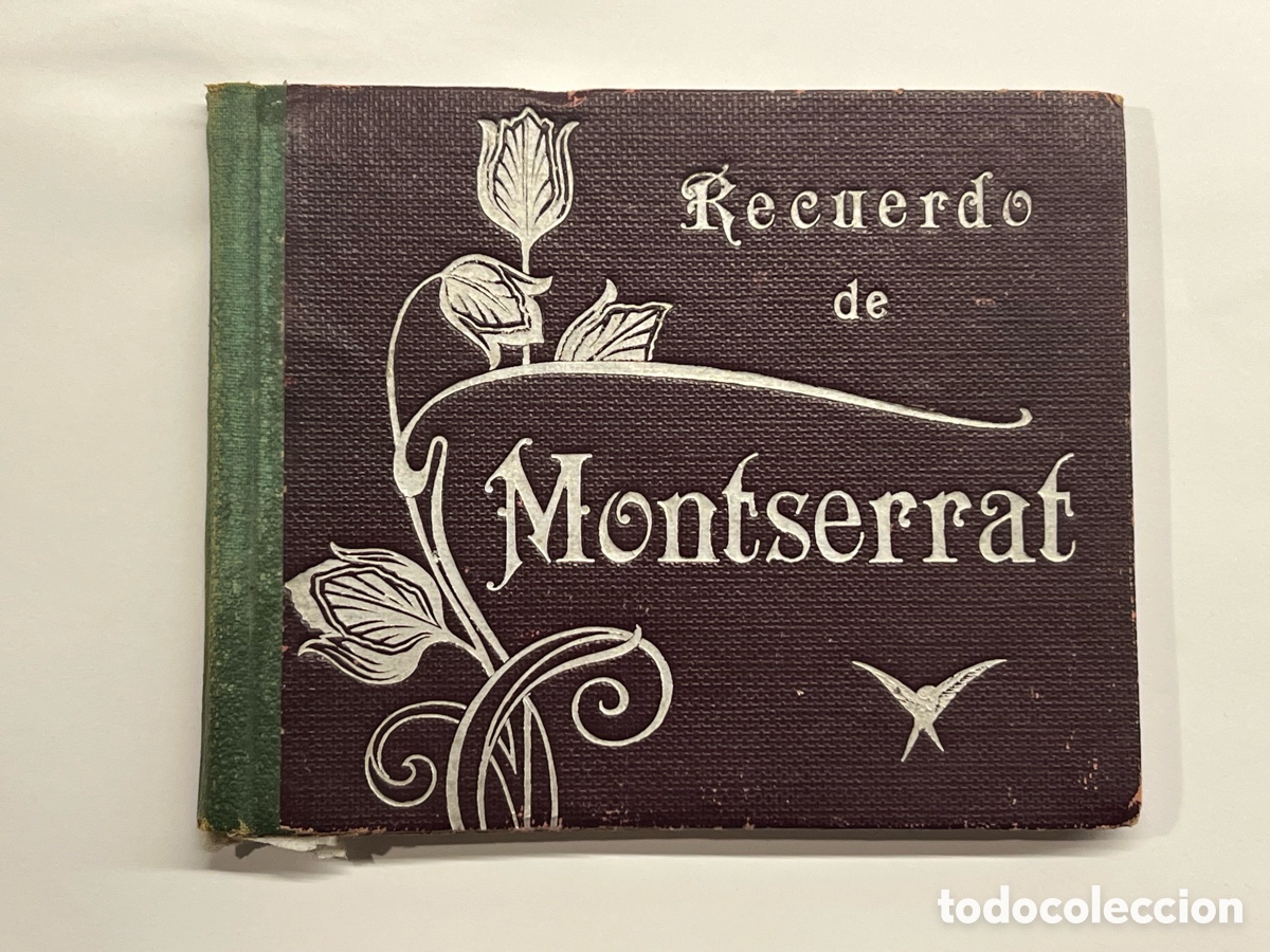 Postales: RECUERDO DE MONTSERRAT. ALBUM CON FOTOGRAFIAS&hellip; J.E. PUIG, fot&oacute;grafo (h.1900?)