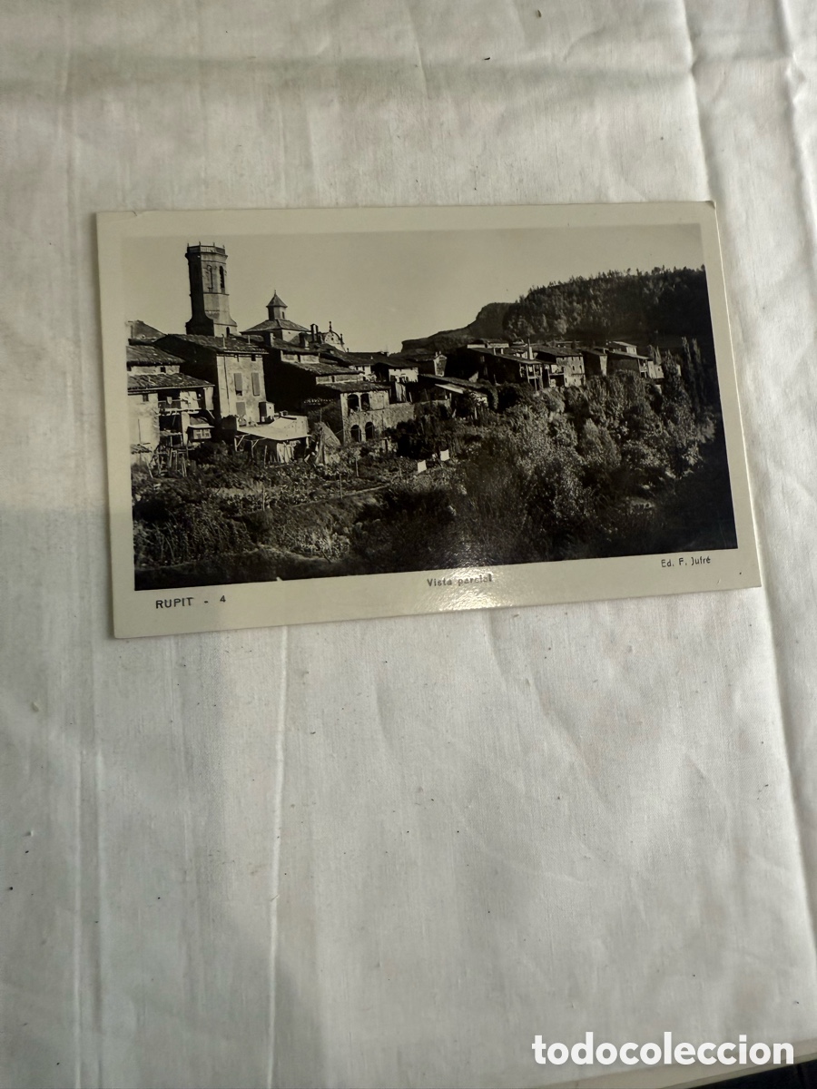 Postales: Postal Rupit Vista parcial Blanco y negro Original de la &eacute;poca
