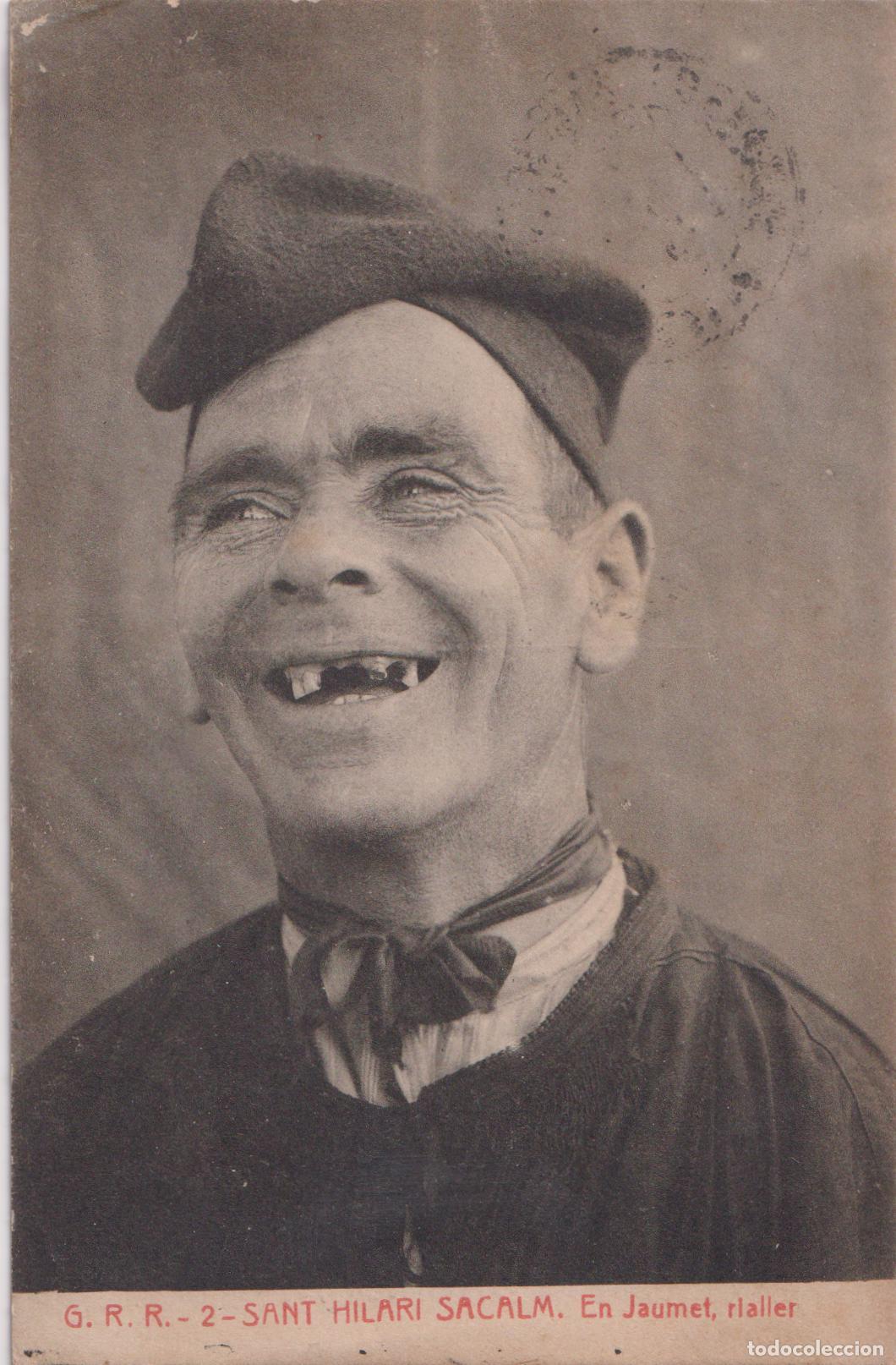 Postales: SANT HILARI SACALM, EN JAUMET, RIALLER &ndash; G.R.R. N&ordm;2 &ndash; CIRCULADA