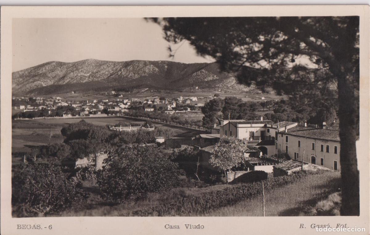 Postales: BEGUES (BARCELONA) CASA VIUDO &ndash; R.GASS&Oacute; FOT. N&ordm;6 &ndash; S/C