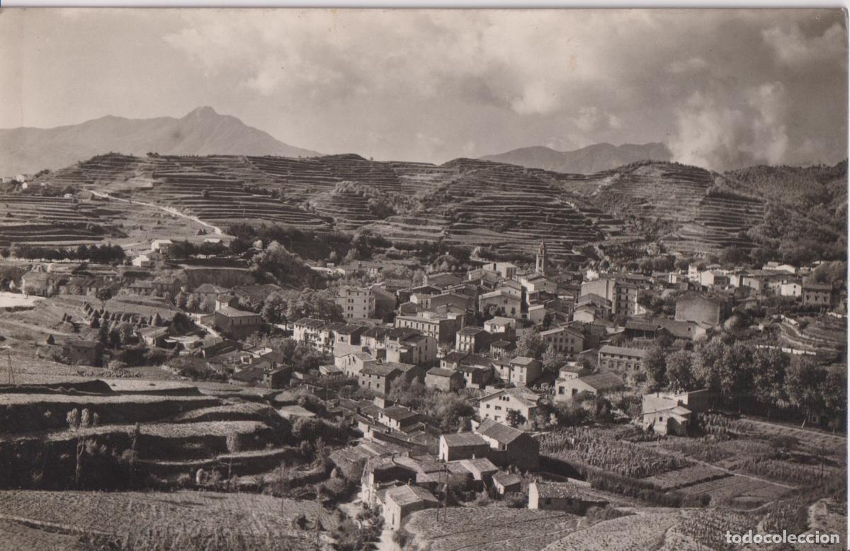 Postales: SAN HILARI SACALM (GIRONA) VISTA GENERAL &ndash; ED.FOTOGR&Aacute;FICAS BOSCH &ndash; CIRCULADA 1955