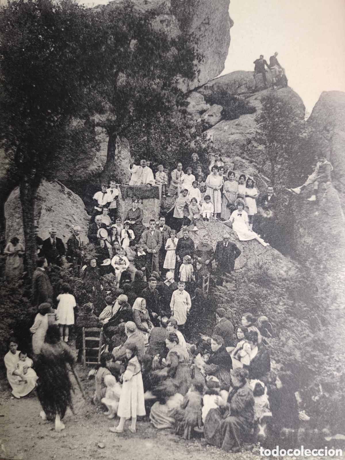 Postales: SANT HILARI SACALM POSTAL ANIMADA FOTOTIPIA COL. XIMENO PLANAS C. 1915