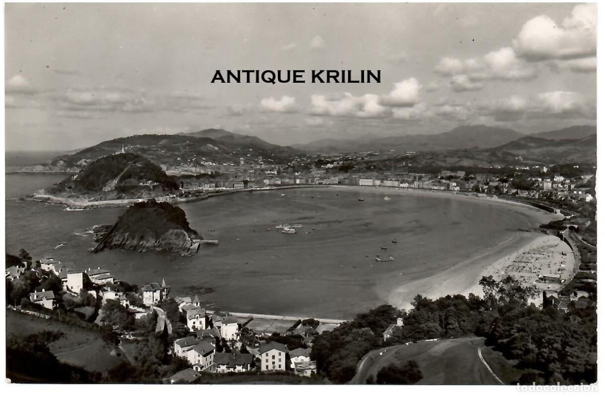 Postales: SAN SEBASTIAN / VISTA GENERAL DESDE IGUELDO / EDICION MANIPEL 1960 / FRANQUEADA