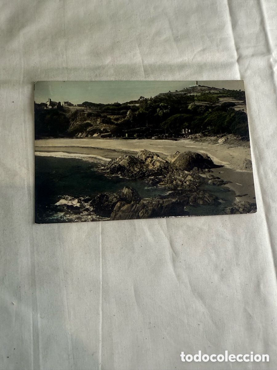 Postales: Postal Blanes 1958 Playa de San Francisco Color Original de la &eacute;poca