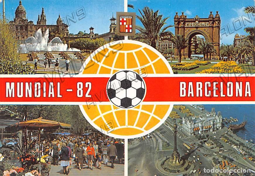 Postales: Mundial 82 - Barcelona - Escrita