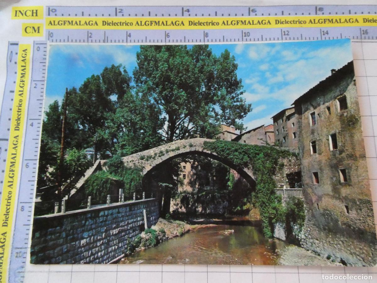 Postales: POSTAL DE BARCELONA. A&Ntilde;O 1965. LA POBLA DE LILLET PONT VELL 1273 ARMENTERAS. 2574