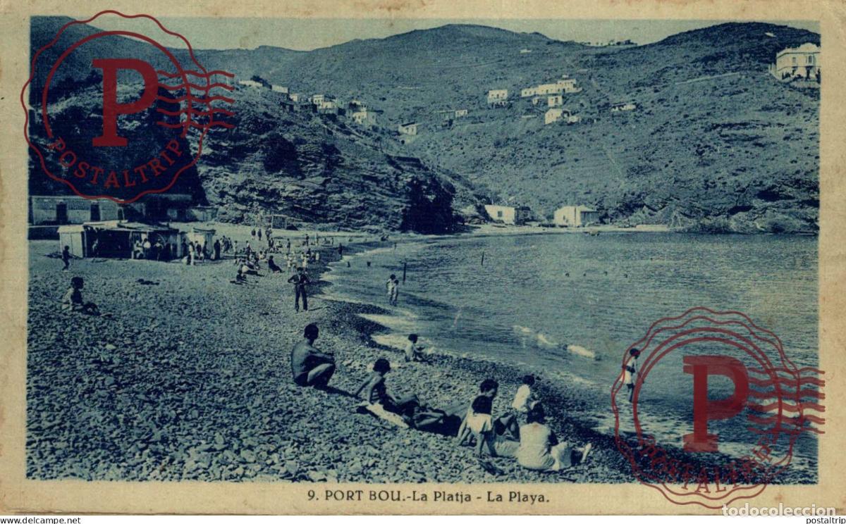 Postkarten: GERONA. GIRONA. PORT BOU - LA PLAYA.