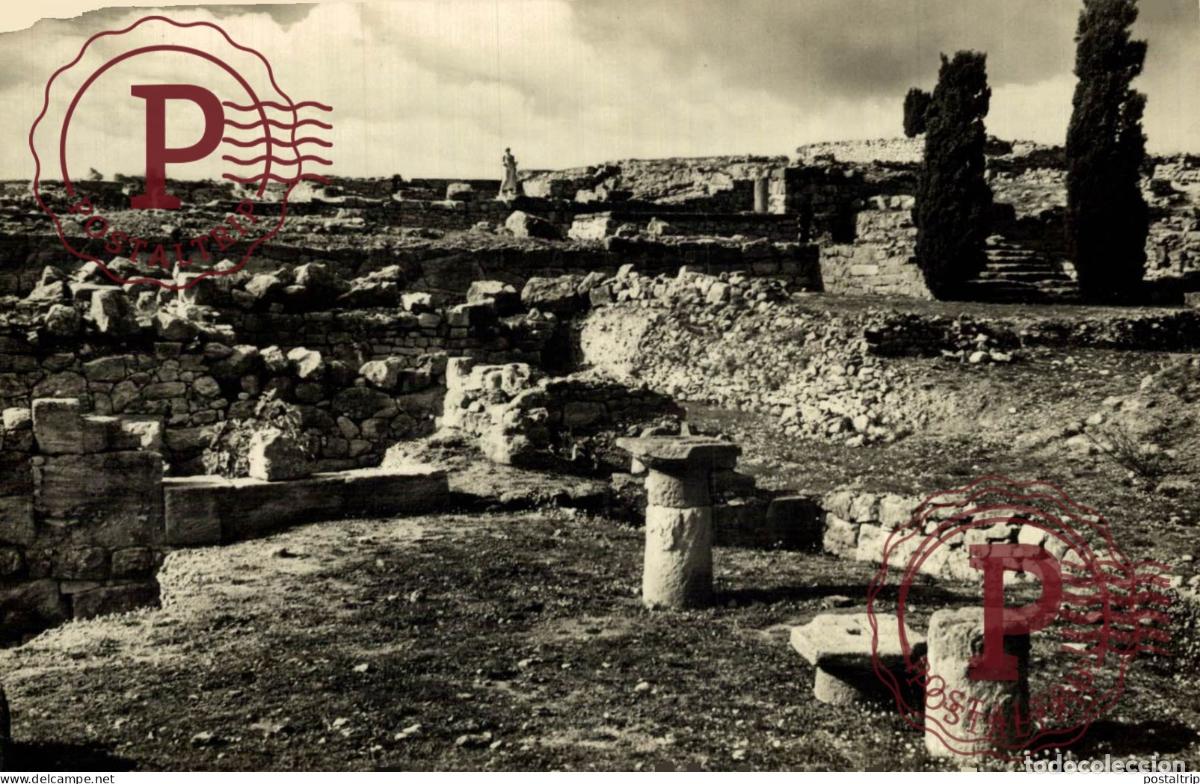 Cartes Postales: GERONA. GIRONA. AMPURIAS. CONJUNTO DE EDICULOS Y PEDESTALES.