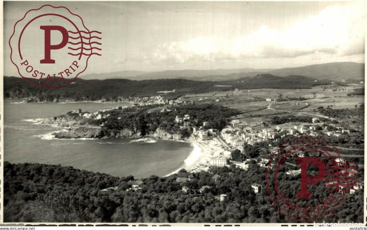 Postais: GERONA. GIRONA. PALAFRUGELL. PANORAMICA LLAFRANCH CALELLA.