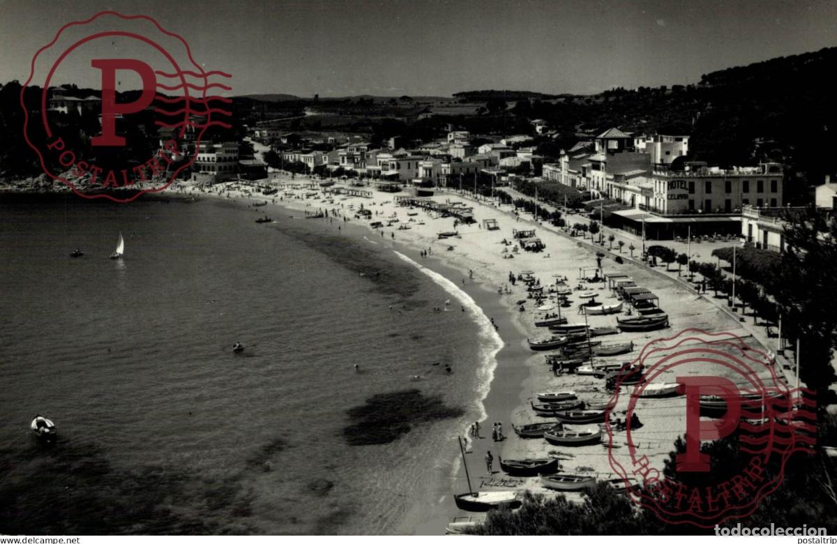 Postcards: GERONA. GIRONA. LLAFRANCH. PLAYA DE LLAFRANCH.
