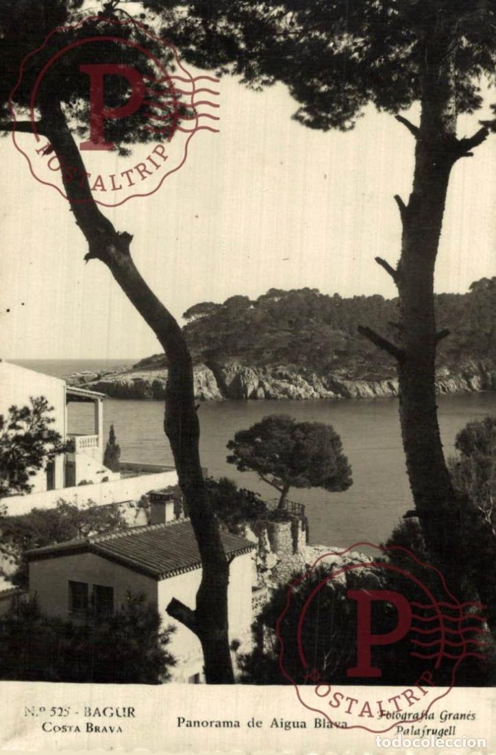 Postales: GERONA. GIRONA. Bagur - Costa Brava, Panorama De Aigua Blava. CATALU&Ntilde;A - ESPA&Ntilde;A. Postal Fotogr&aacute;fica.
