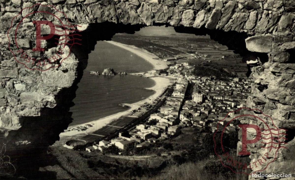 Cartes Postales: GERONA. GIRONA. Costa Brava - Blanes, Panor&aacute;mica Desde San Juan. CATALU&Ntilde;A - ESPA&Ntilde;A. Postal Fotogr&aacute;f