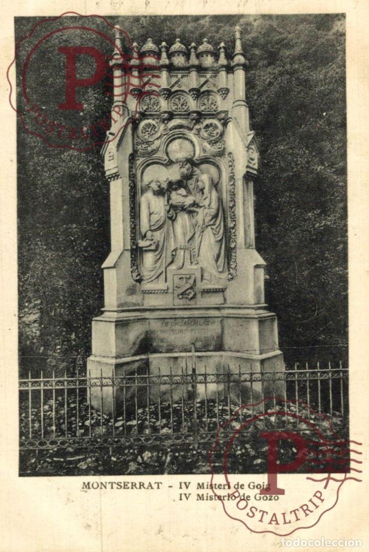 Postales: BARCELONA. Montserrat - IV Misterio De Cozo. CATALU&Ntilde;A - ESPA&Ntilde;A.
