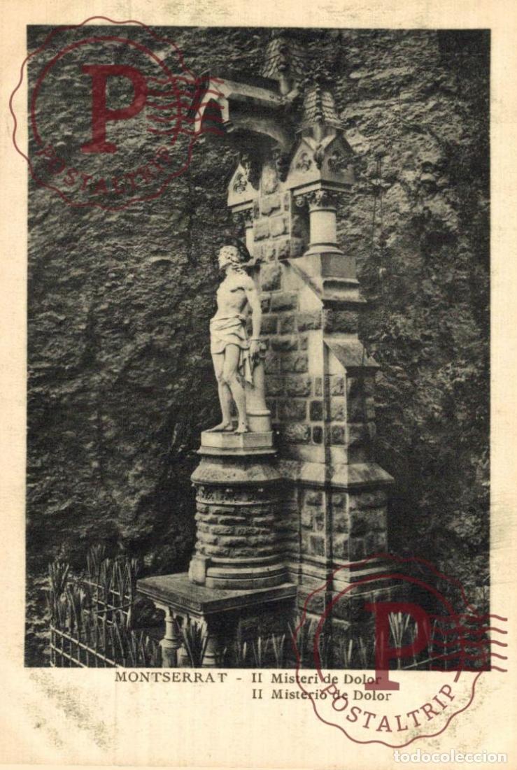 Postales: BARCELONA. Montserrat - II Misterio Del Dolor. CATALU&Ntilde;A - ESPA&Ntilde;A.