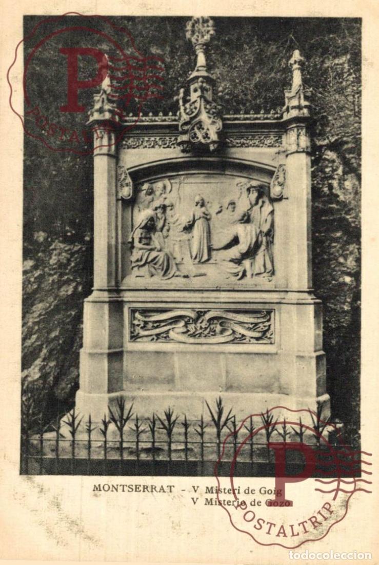 Postales: BARCELONA. Montserrat - V Misterio De Gozo. CATALU&Ntilde;A - ESPA&Ntilde;A.