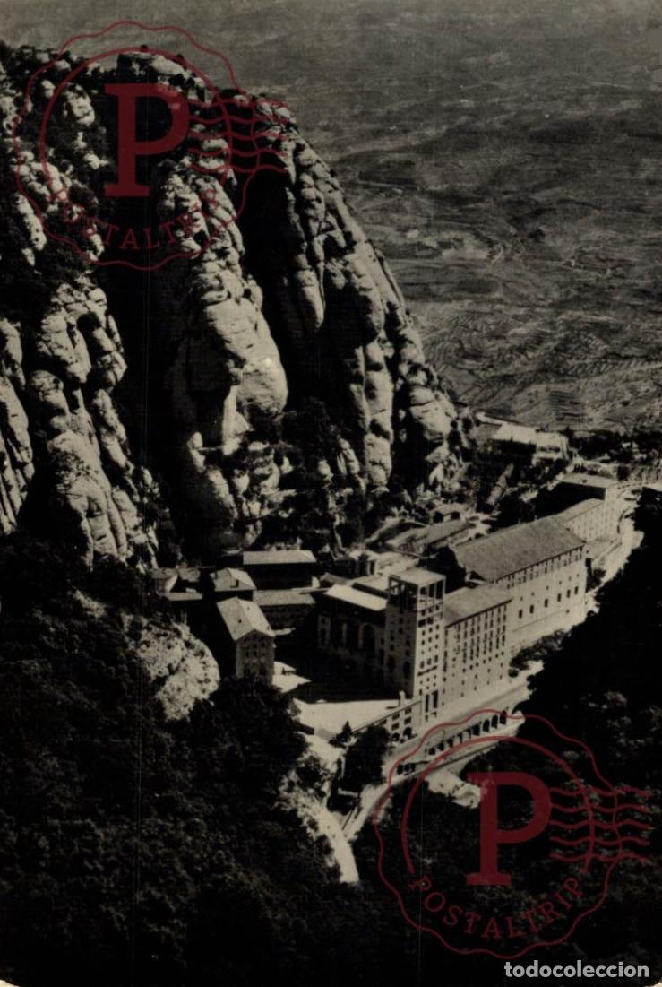 Postales: BARCELONA. Montserrat - El Monasterio Desde San Juan. CATALU&Ntilde;A - ESPA&Ntilde;A. Postal Fotogr&aacute;fica. R.P.P.C