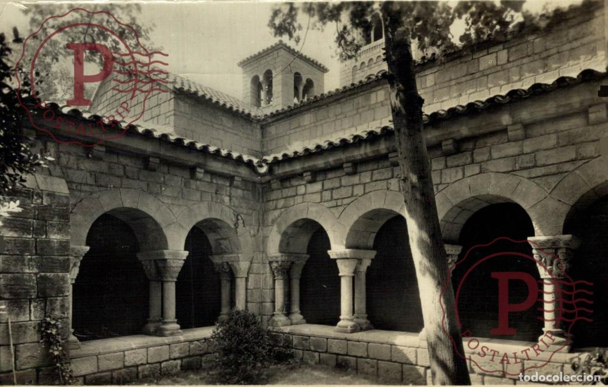 Postales: BARCELONA. Pueblo Espa&ntilde;ol - Monasterio Rom&aacute;nico, Detalle. CATALU&Ntilde;A - ESPA&Ntilde;A. Postal Fotogr&aacute;fica. R.P