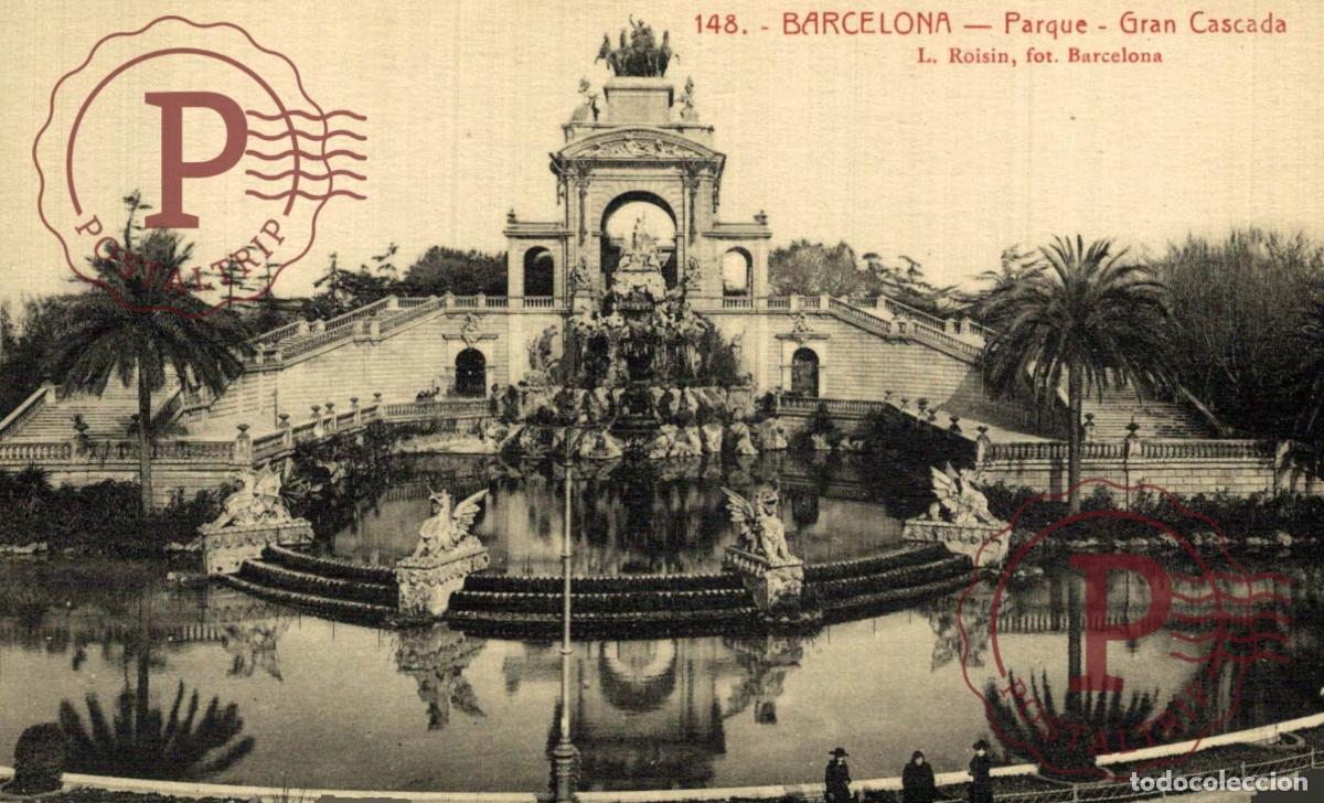 Postales: BARCELONA. Parque - Gran Cascada. CATALU&Ntilde;A - ESPA&Ntilde;A.