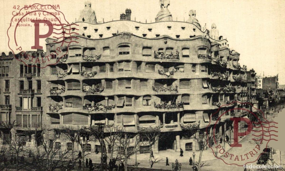 Postales: BARCELONA. Casa Mil&aacute; Y Camps. CATALU&Ntilde;A - ESPA&Ntilde;A.
