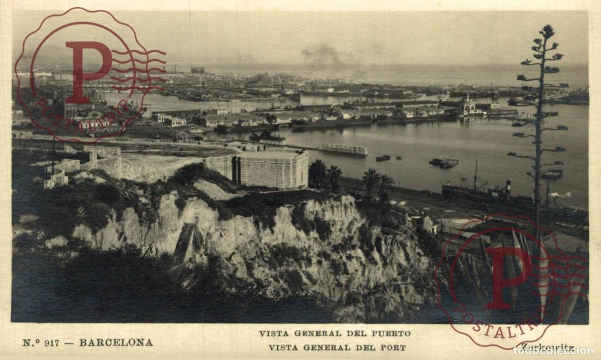 Postales: BARCELONA. Vista General Del Puerto. CATALU&Ntilde;A - ESPA&Ntilde;A.