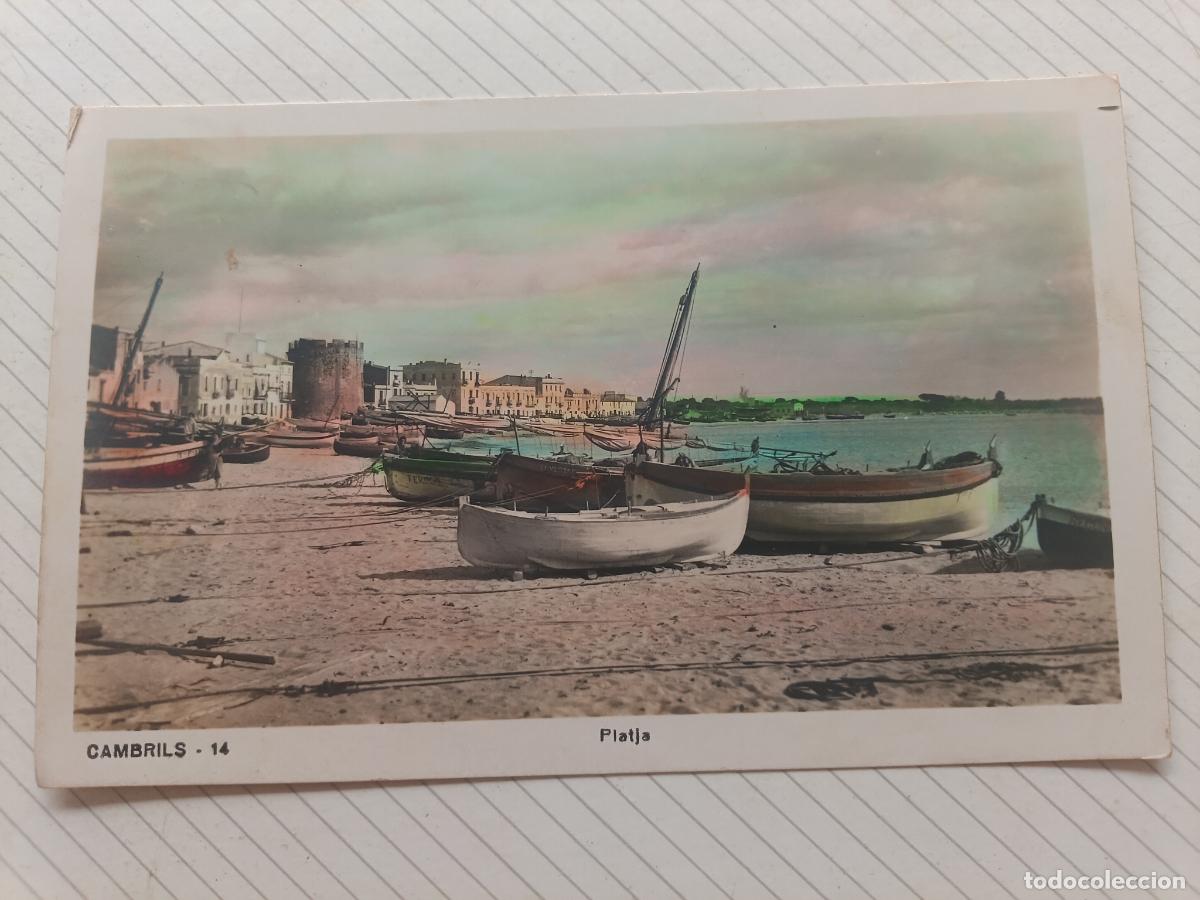 Postales: Cambrils, postal original antigua