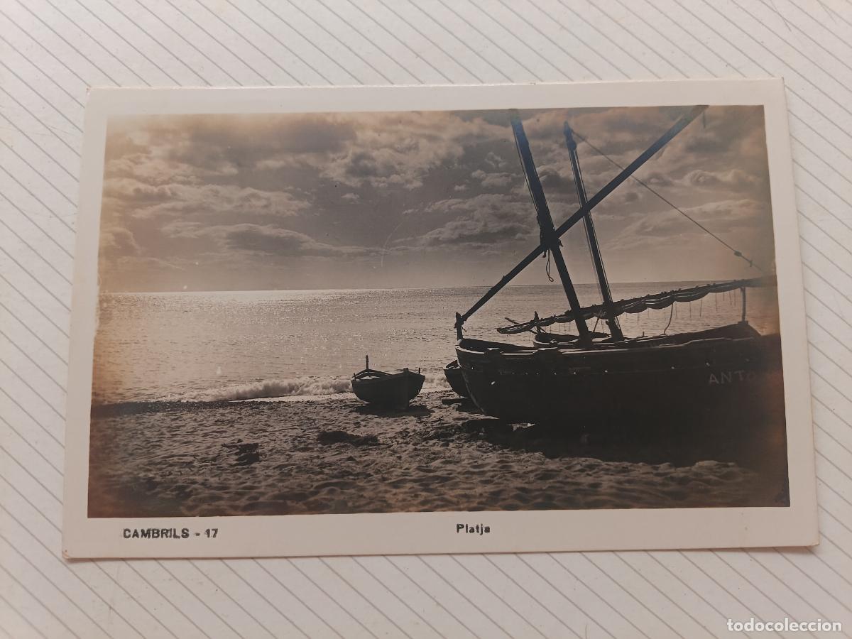 Postales: Cambrils, postal original antigua