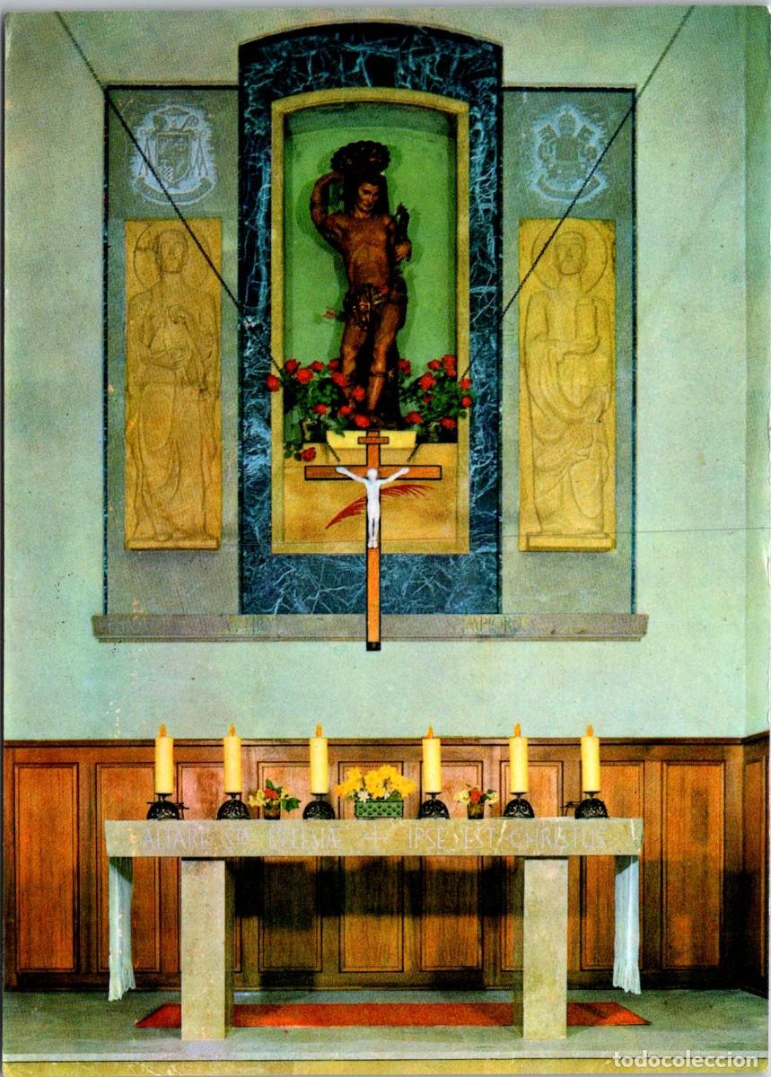 Postales: Tossa de Mar - Iglesia Parroquial - Altar de San Sebasti&aacute;n - &Aacute;gata 1833 - 149x107mm