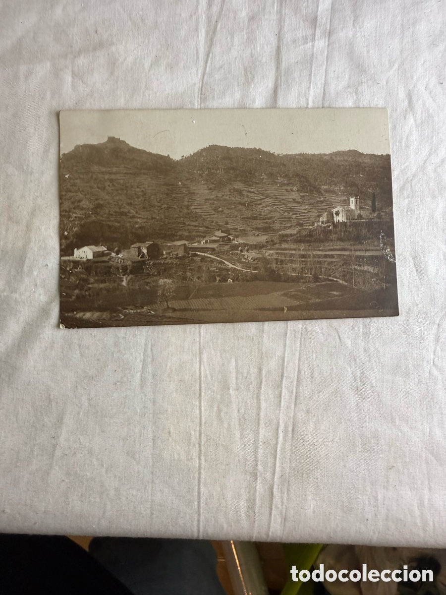 Postales: Postal Sant Pere de Gallifa 1930 &ndash; Vista panor&aacute;mica &ndash; Blanco y negro &ndash; Original de la &eacute;poca
