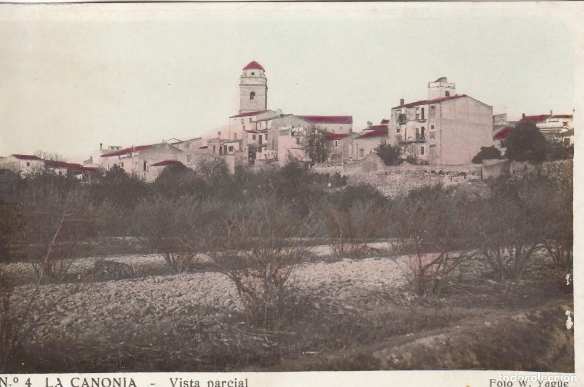 Postales: POSTAL FOTOGR&Aacute;FICA COLOREADA DE LA CANONJA (TARRAGONA) NUM. 4 VISTA PARCIAL - FOT.W. YAG&Uuml;E