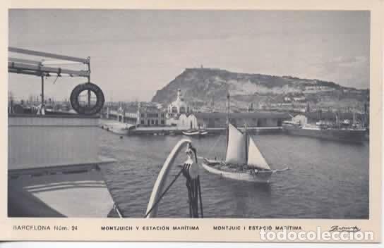 Postales: BARCELONA SIN ESCRIBIR ESTACION MARITIMA