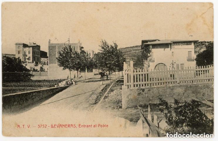 Postales: a10792 Llavaneres Entrant Al Poble Atv N&ordm;3752 circulada