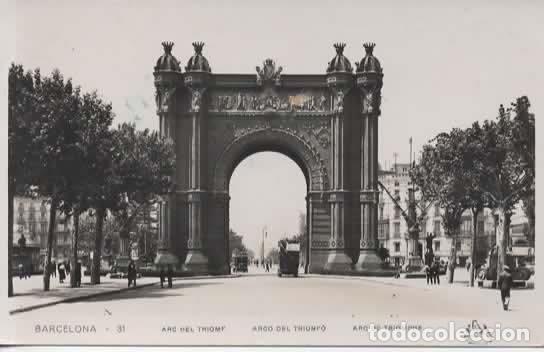 Postales: BARCELONA ESCRITA ARCO DEL TRIUNFO