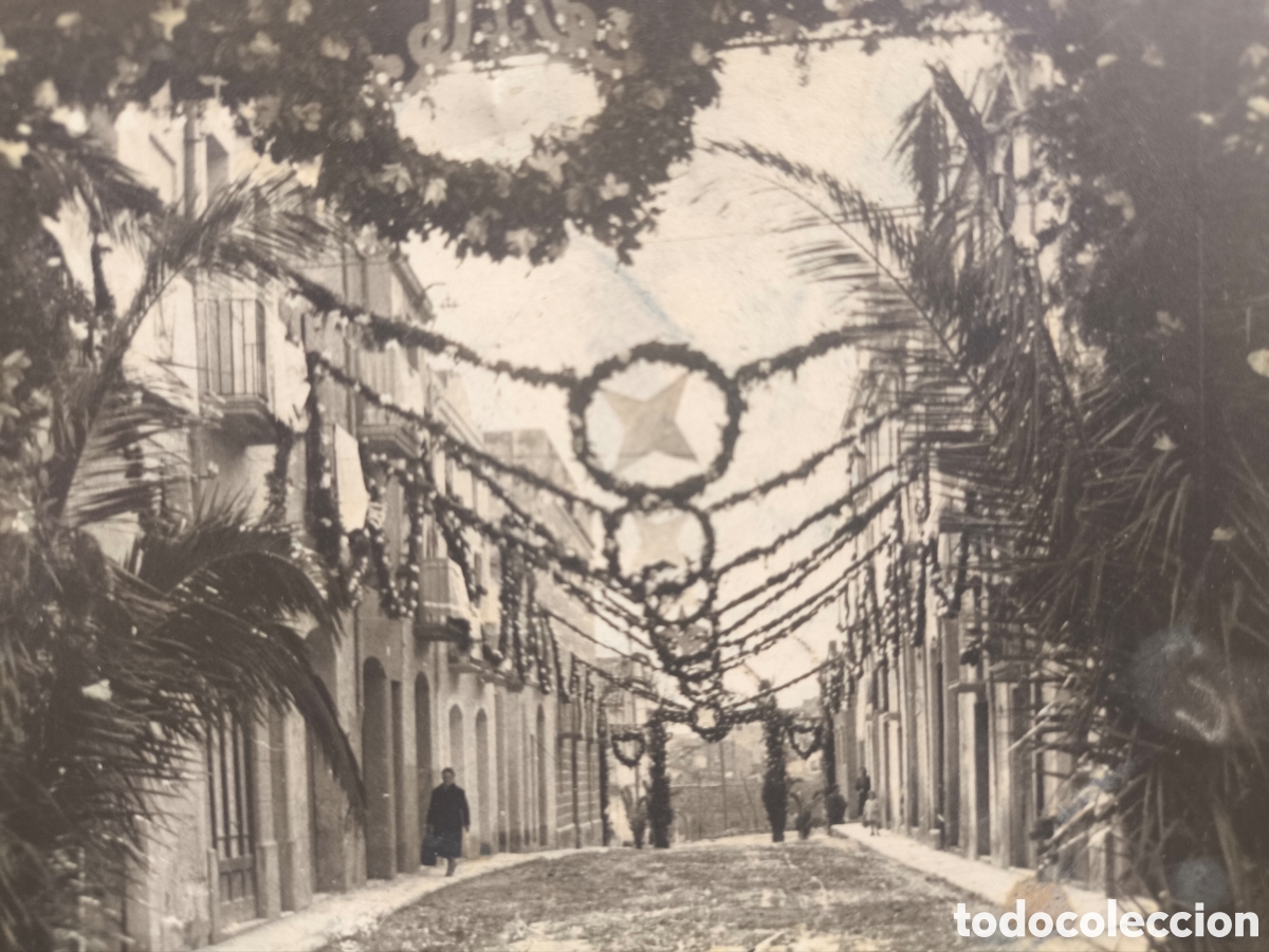 Postales: VALLS CARRER ENGALANAT FESTAS DE NADAL POSTAL FOTOGR&Aacute;FICA FOTOGRAF&Iacute;A FOT&Oacute;GRAFO RO&Eacute; 1951