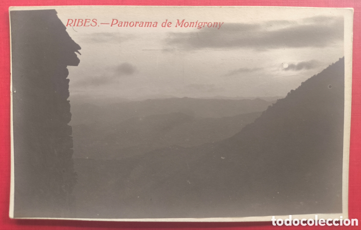 Postales: RIBES DE FRESER PANORAMA DE MONTGRONY POSTAL FOTOGR&Aacute;FICA FOTOGRAF&Iacute;A C. 1940