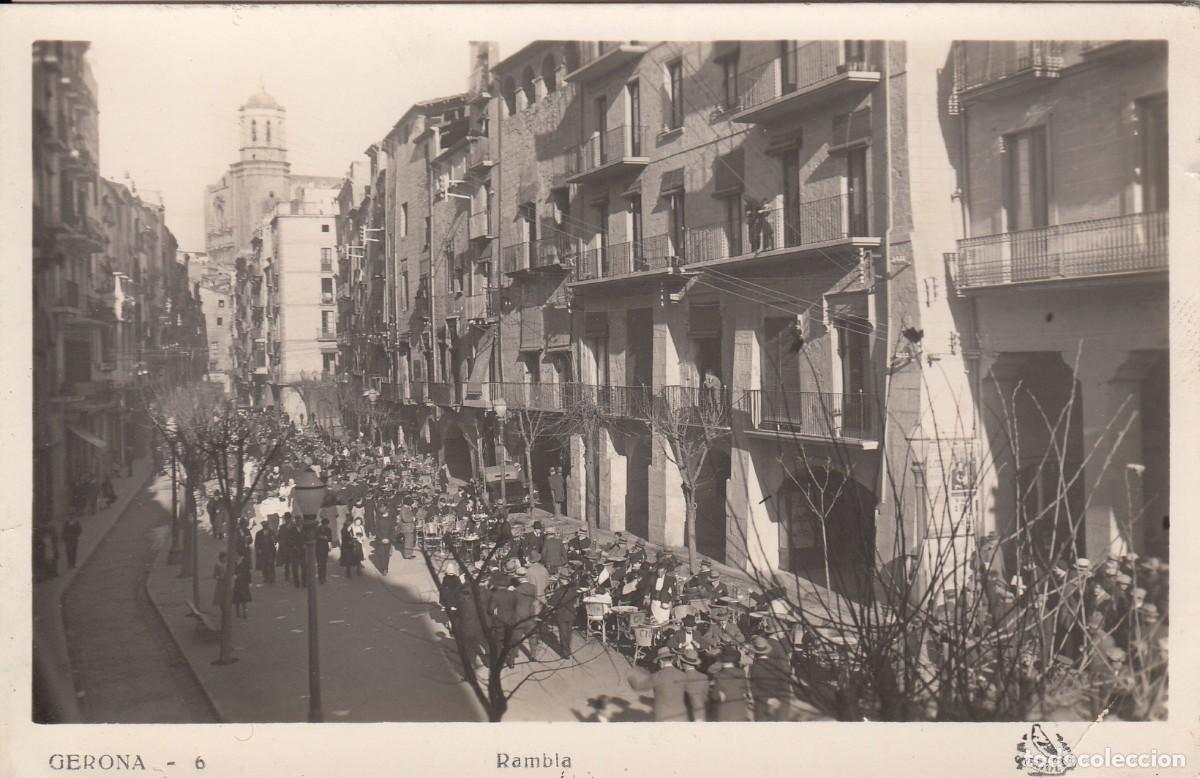 Postales: POSTAL GIRONA - RAMBLA NUM. 6