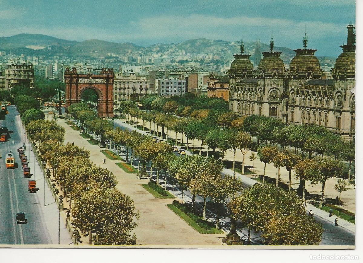 Postales: ESPAGNE - BARCELONE - ARC DE TRIOMPHE ET PALAIS DE JUSTICE