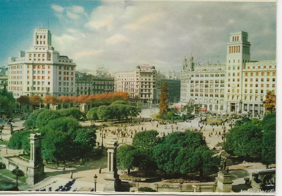Postales: ESPAGNE - BARCELONE - PLAZA DE CATALUNA