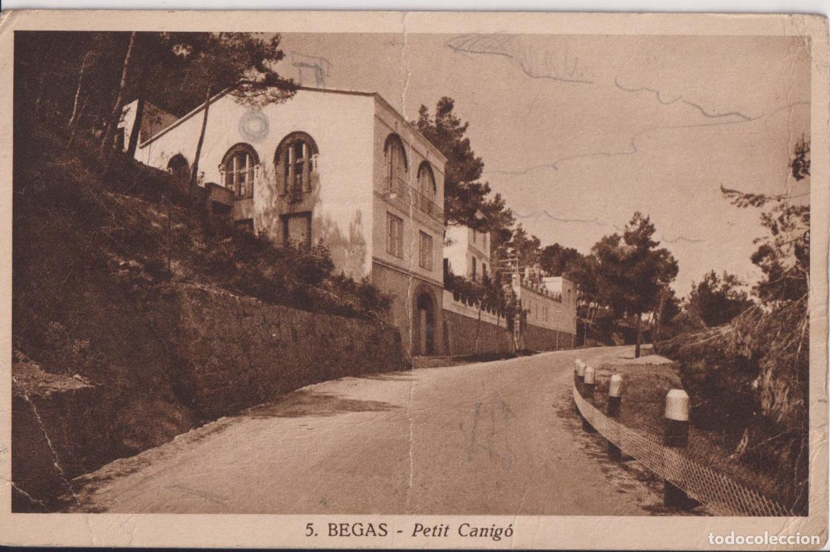 Postales: BEGAS (BARCELONA) PETIT CANIG&Oacute; - EDICI&Oacute; DOMENEC VENDRALL N&ordm;5 - CIRCULADA