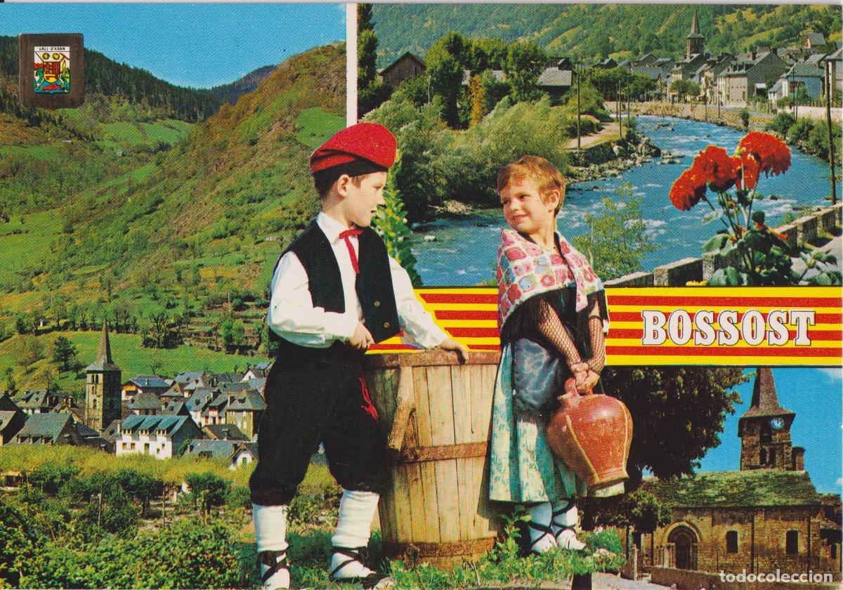 Postales: VALL D'ARAN (LLEIDA) BOSSOST, DIFERENTS ASPECTES - ESCUDO DE ORO N&ordm;113 - S/C