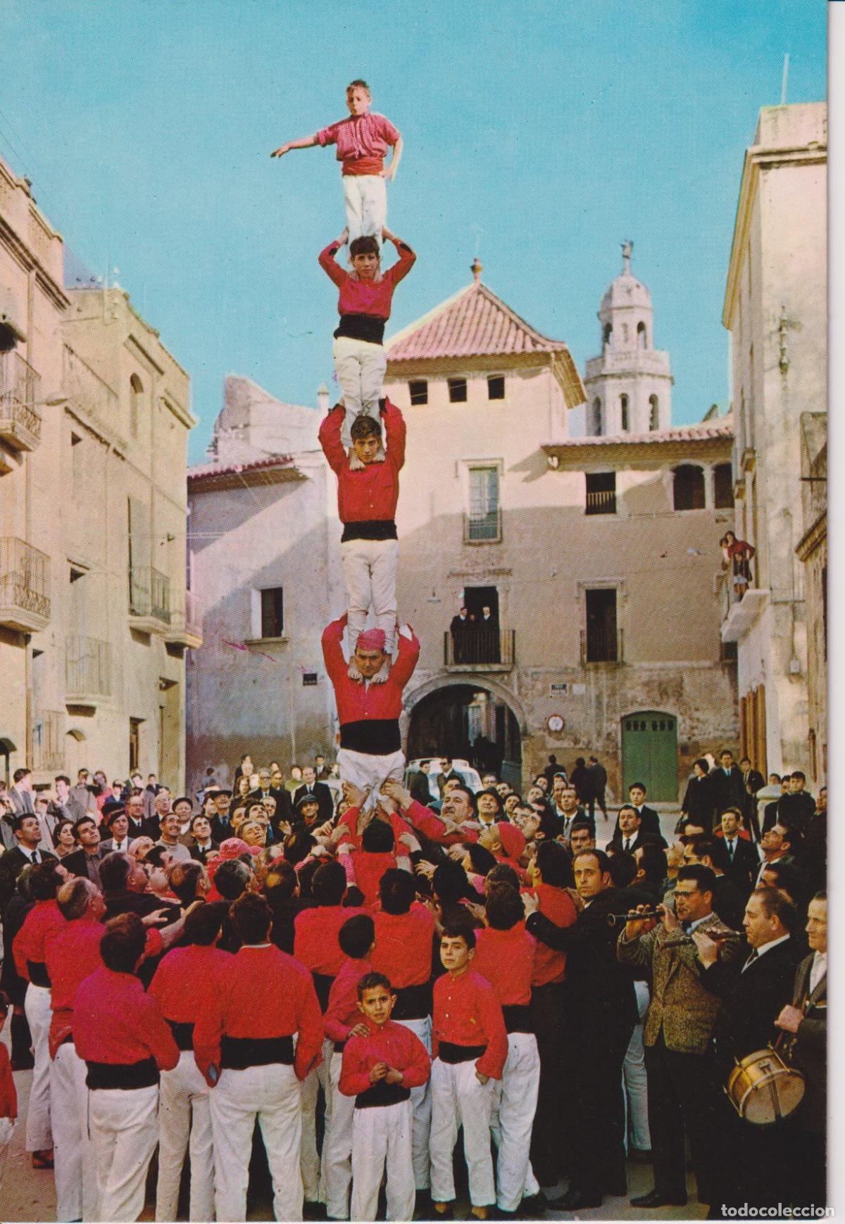 Postales: VENDRELL (TARRAGONA) NENS DEL VENDRELL, PILA DE CINC - FOTO COLOR GUIXENS N&ordm;1 - ESCRITA